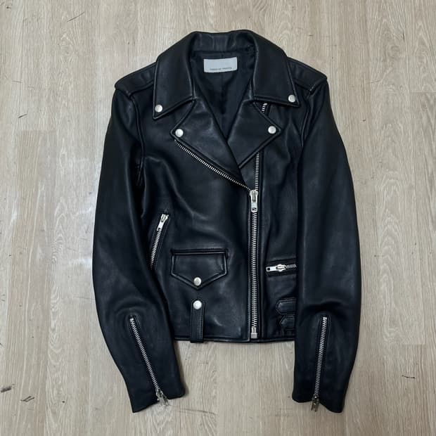 보이스 오브 보이스 여성 양가죽 더블 라이더 가죽자켓 82-94-160