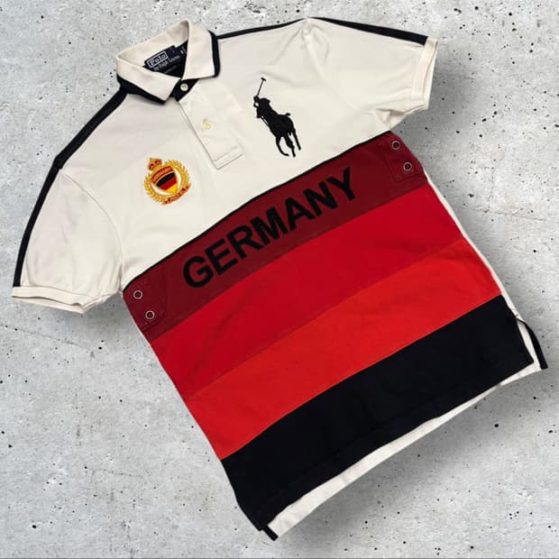 [M] 폴로 랄프로렌 독일 Germany 카라 반팔 C400