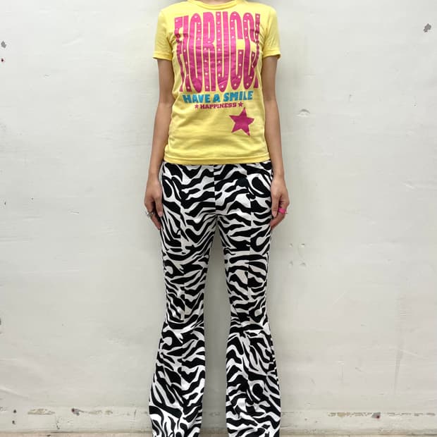 Zebra Bootcut Retro Pants