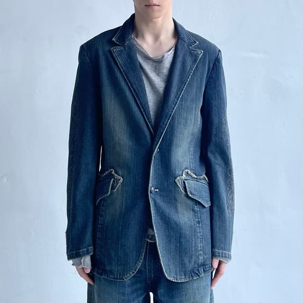 토네이도마트 웨스턴 데님 자켓
