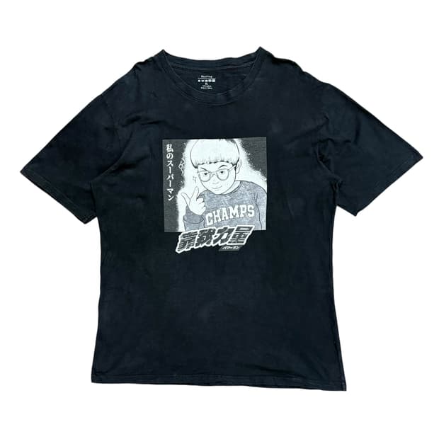(3XL) 재패니즈 빈티지 프린팅 반팔 티셔츠