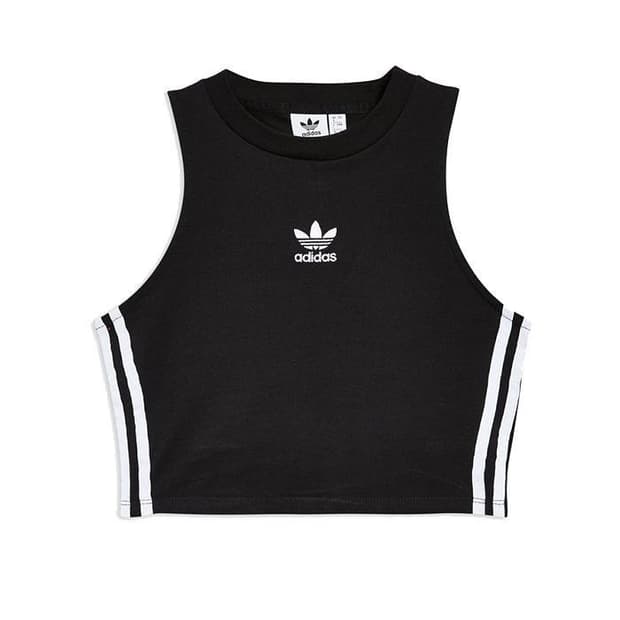 아디다스 크롭 탑 