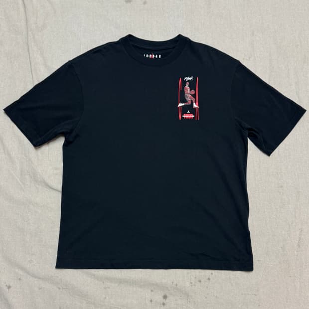 나이키 조던 투어 백프린팅 반팔 XL