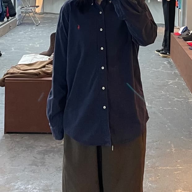 폴로 랄프로렌 다크 네이비 셔츠 H1336
