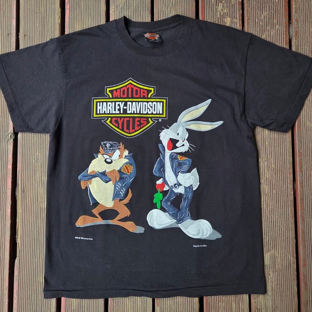 Harley davidson ×루니툰즈 반팔티