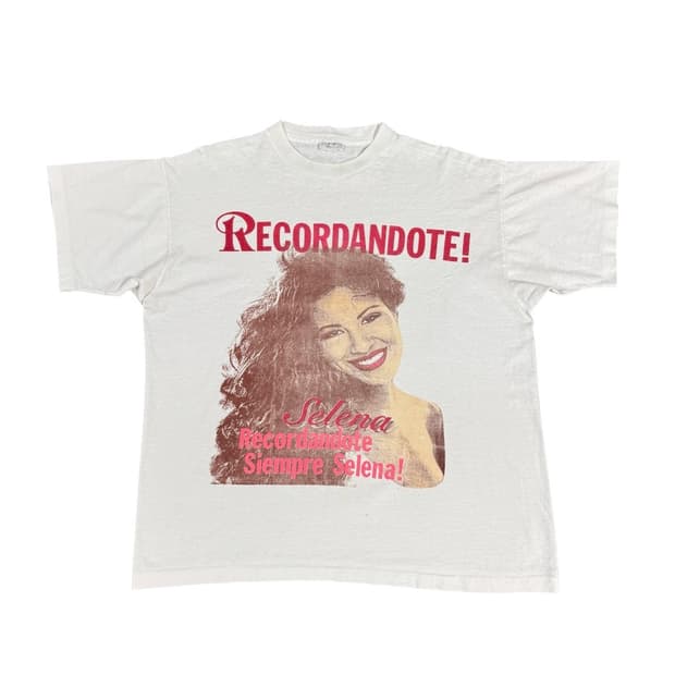 빈티지 90s 셀레나 메모리얼 티셔츠 Selena Memorial Tee