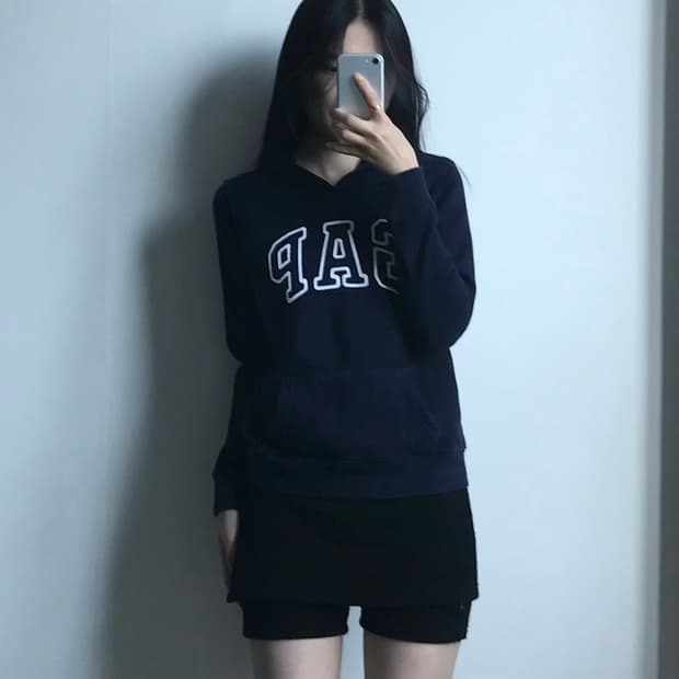 Gap 갭 네이비 후드티