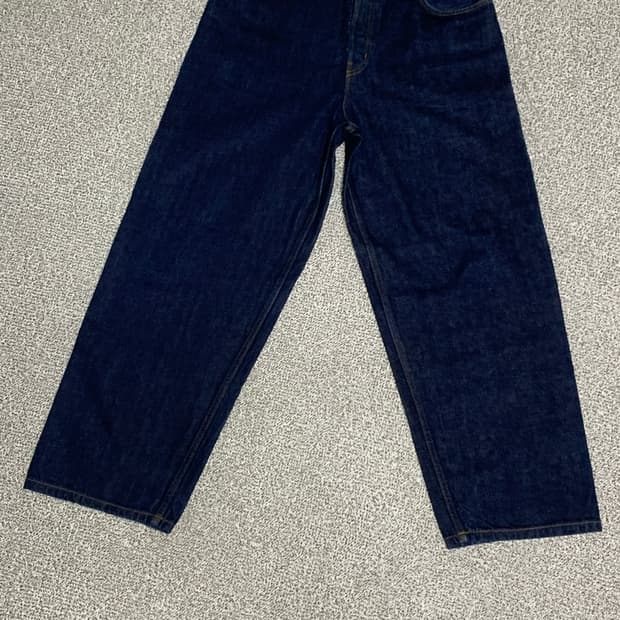 COS 와이드 데님 팬츠 32 네이비