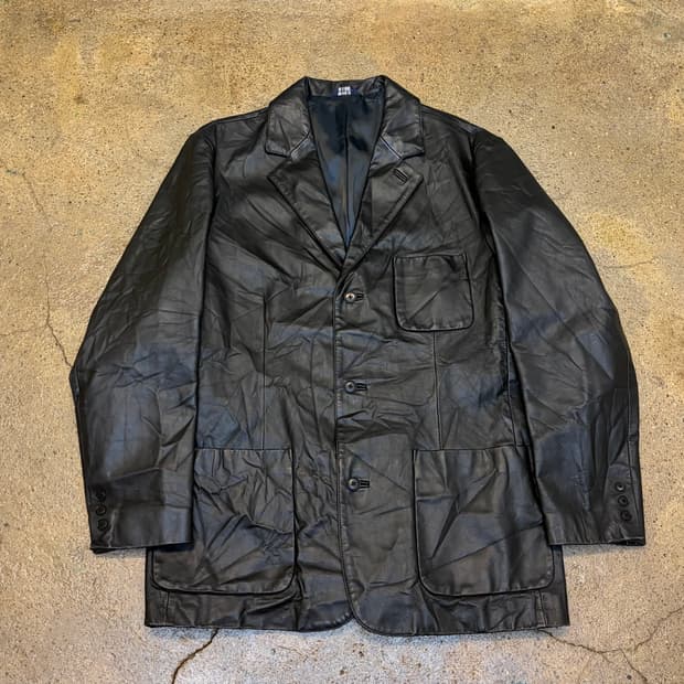레어 00s USA 빈티지 GAP 갭 가죽 블레이저