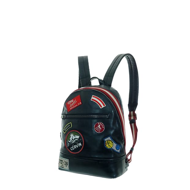 [정품] 발리 가죽 빈티지 리미티드 패치 백팩