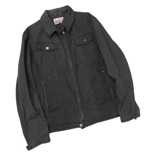 Time Flies 타임플라이즈 빈티지 코튼 린넨 워크 자켓 (LL)