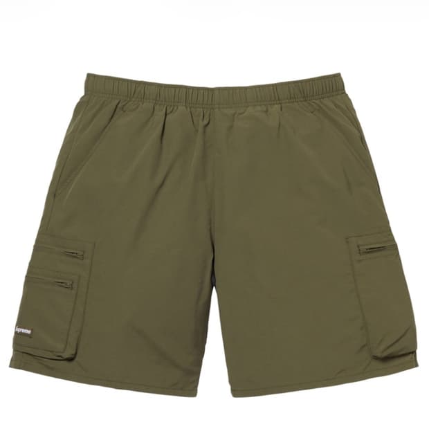 슈프림 카고 워터 쇼츠 올리브 S 25SS