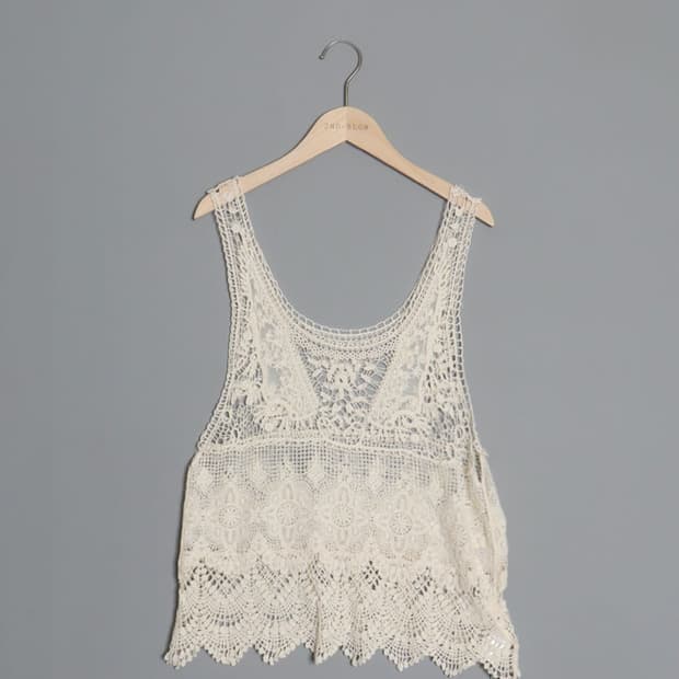 CECIL McBee Crochet Camisole