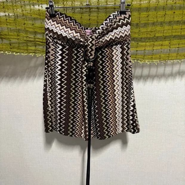 빈티지 히피 홀터넥 나시