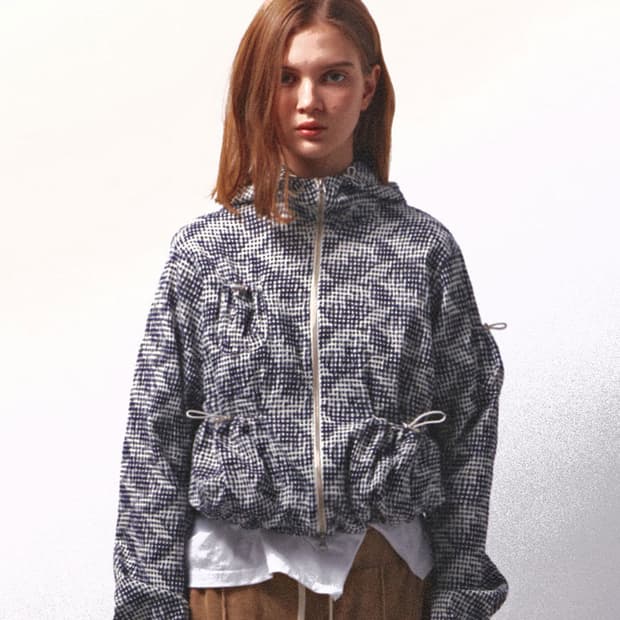 로레일즈 자카드 패턴 후디 자켓