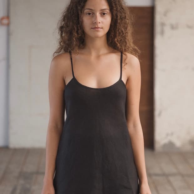 Baserange dydine top (sheer linen) xs