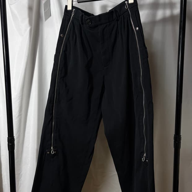 [46]24FW 키코 코스타디노브 녹스 트라우저 레이븐 블랙