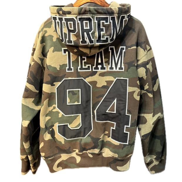 SUPREME 수프림 팀 94 카모 후드 스웨트셔츠 우드랜드 