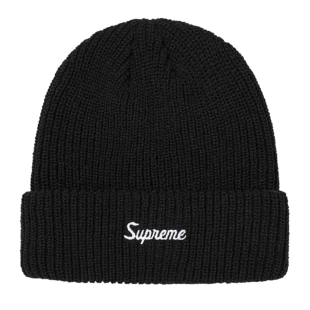 supreme 루즈 게이지 비니 블랙