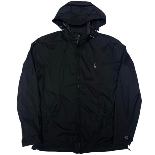 폴로 랄프로렌 블랙후드바람막이S
