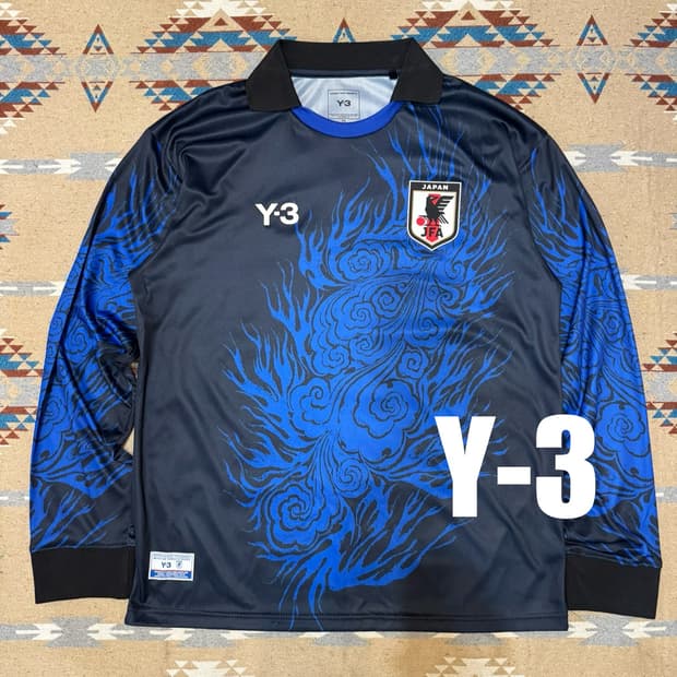 [XXL][105] Y-3 요지야마모토 JFA 풋볼 저지 블루