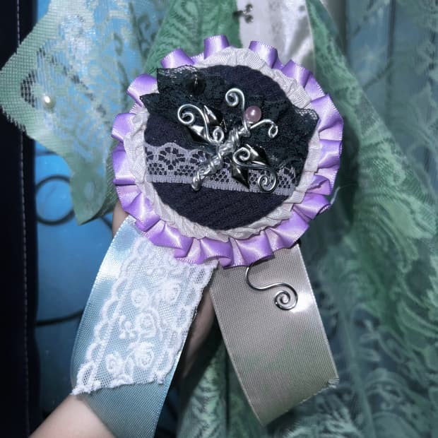 마계 바닐라 잠자리 로제트뱃지