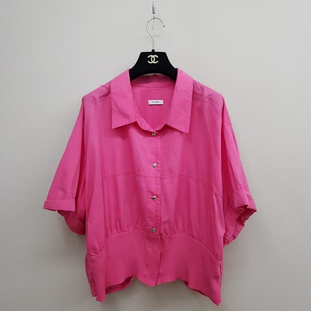 한섬 시스템 2022 오버사이즈 턴업 셔츠 82-94-160사이즈