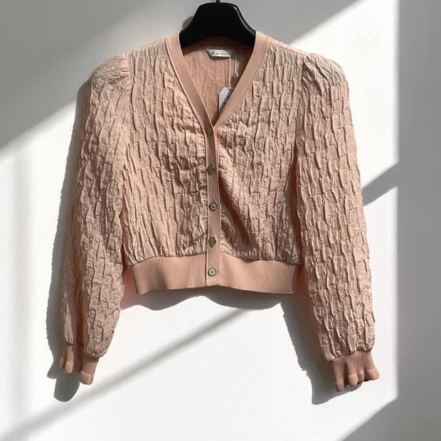 잇미샤 크롭 가디건