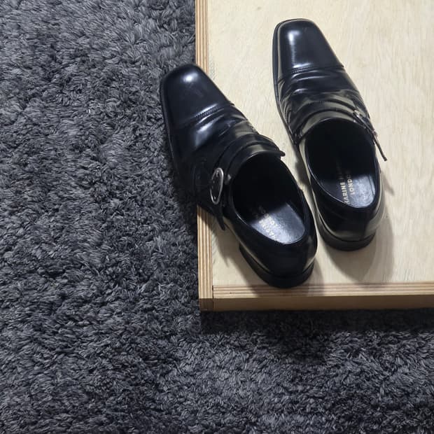 Katharine Hamnett London strap shoes