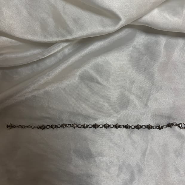 폴리테루 925 실버 브레이슬릿 002 하나비 스타 실버