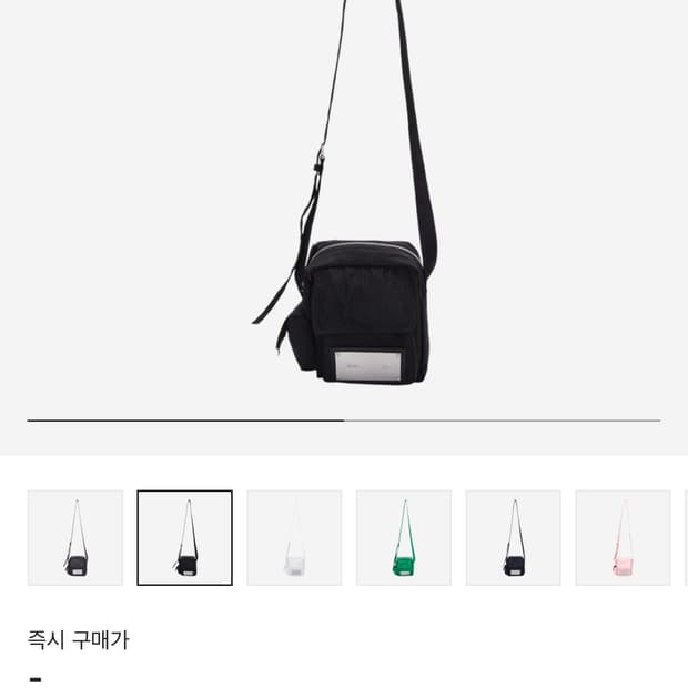 마땡킴 카고 크로스 블랙