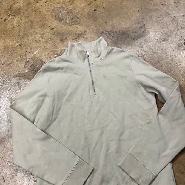 [정품/M] 코스 베이지 하프집업 맨투맨 b14