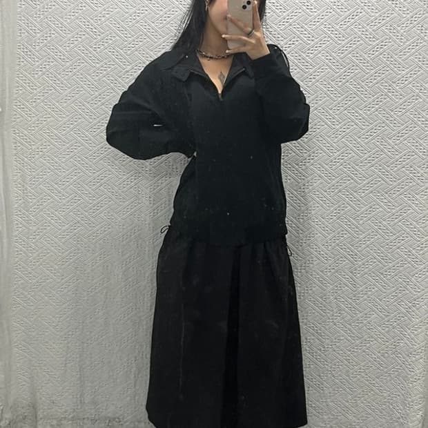 유니클로 캐주얼 안감 배색 블루종 자켓 XL C06458