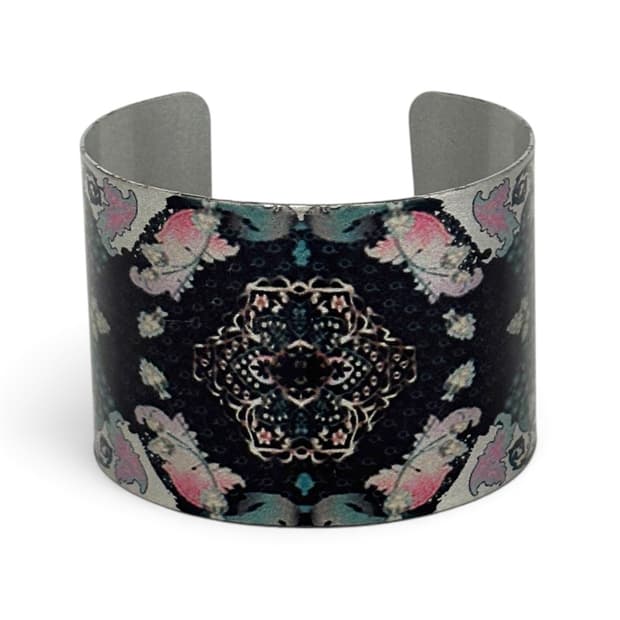 cuff bracelet with graphic print