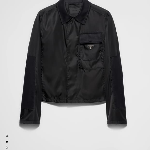 프라다 리나일론 워크 자켓 XL