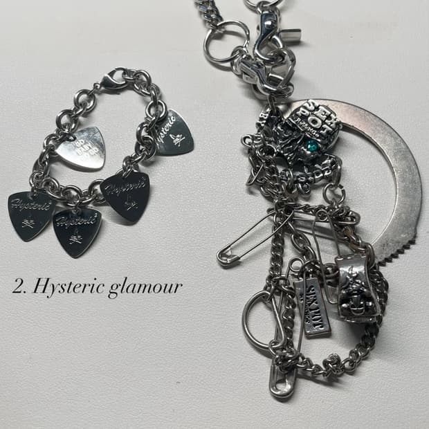 Hysteric glamour 피크 팔찌
