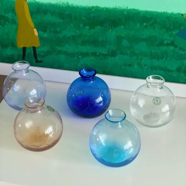 기타이치 유리화병 세트 꽃병 유리공예 오브제 소품 개