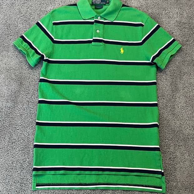 (S) 폴로 스프라이트 PK 반팔 카라티 그린
