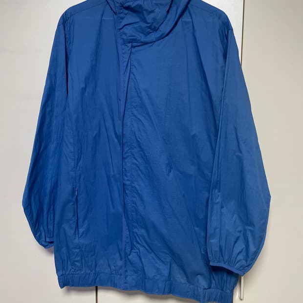 GAP 블루 여성 롱 바람막이 S