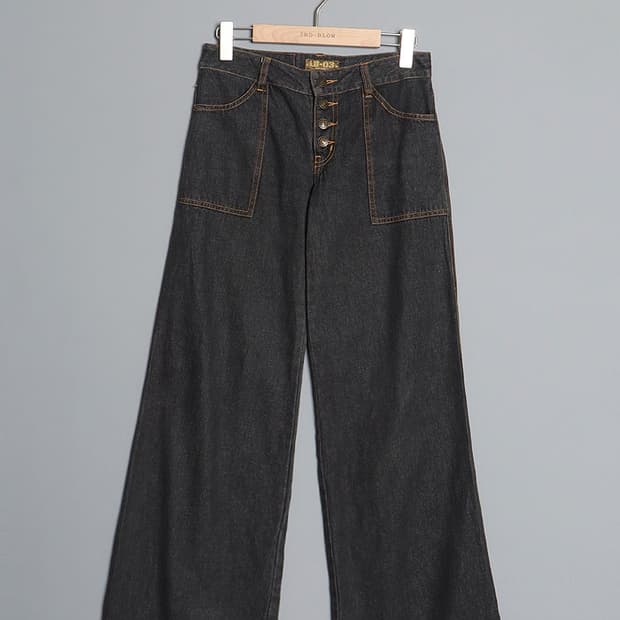 LB-03 Wide Flared Denim Pant (26)