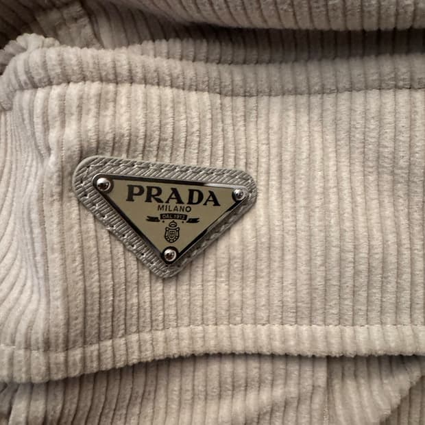 프라다 코듀로이 남성 카고 팬츠