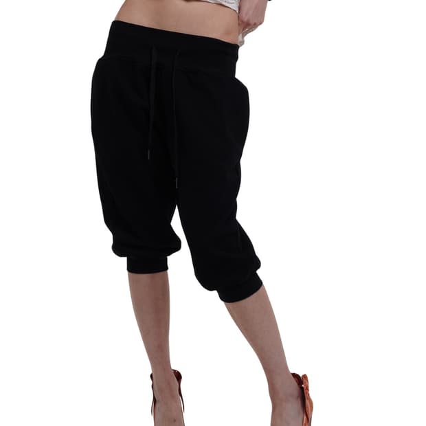 NIIHAI SWEATS SET CAPRIS IN WORN BLACK