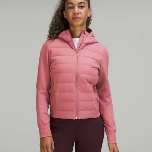 룰루레몬 다운 앤 어라운드 재킷 핑크 4사이즈