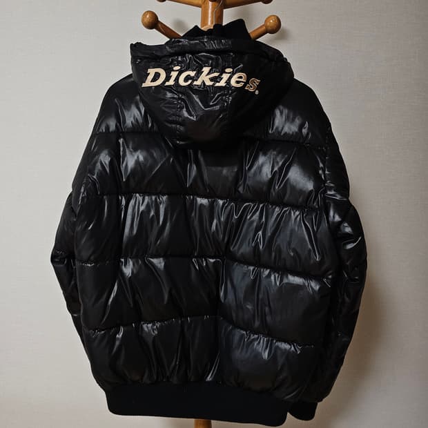 찐 레트로/빈티지 디키즈 (Dickies) 유광 블랙 빵빵이 지켓