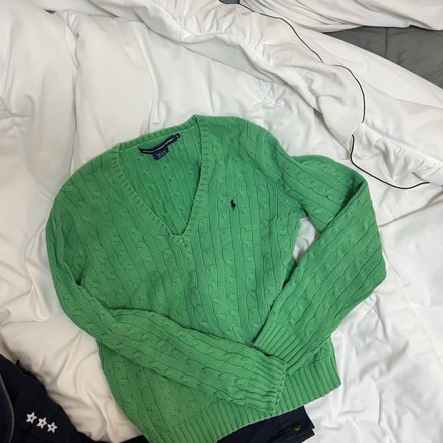 Vintage polo cardigan