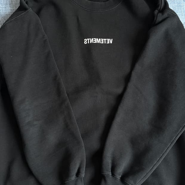 베트멍 빅 케어라벨 리버스 맨투맨 xs