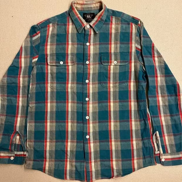 RRL 3-STITCHES PLAIDS FLANNEL SHIRTS