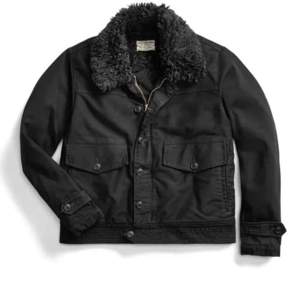 더블알엘 시어링 덱자켓