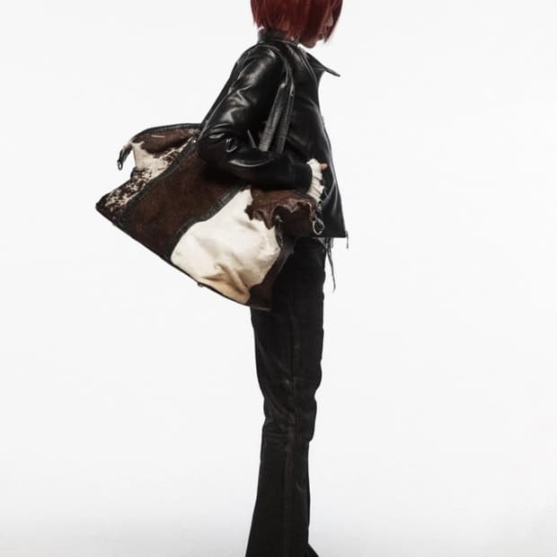 WAXED FLARE DENIM PANTS (BLACK) WOMEN