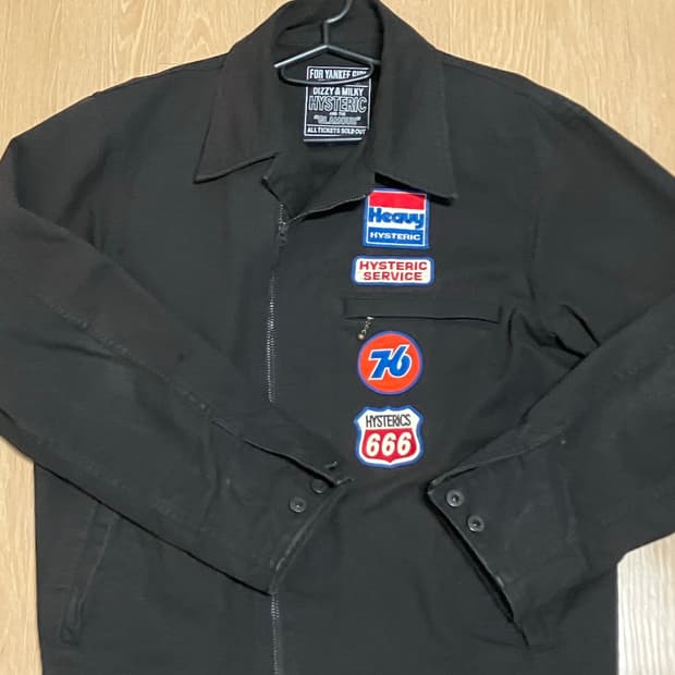 히스테릭글래머 패치워크 자켓